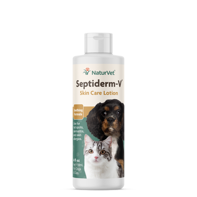 Naturvet Septiderm-V Skin Care Lotion For Dogs And Cat Made In The USA