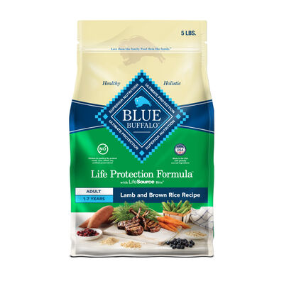 Blue Buffalo Life Protection Formula Lamb & Brown Rice Recipe Adult Dry Dog Food, 5-lb