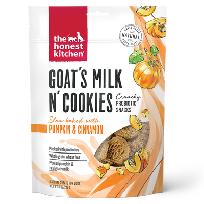 The Honest Kitchen Goat's Milk N' Cookies: Slow Baked with Pumpkin, 8-oz Bag