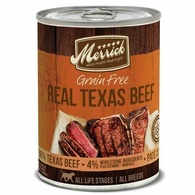Merrick Grain Free 96% Real Beef