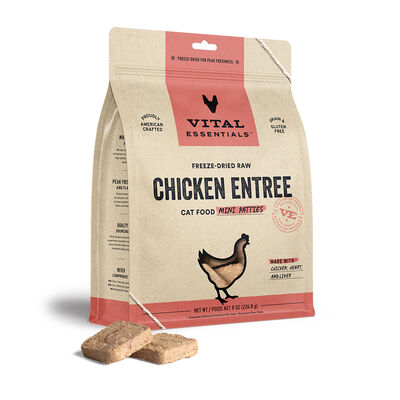 Freeze-Dried Chicken Mini-Patties Cat Entree