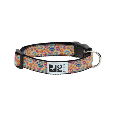 Clip Collar Leopard Small