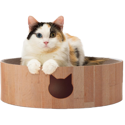 Cozy Scratcher Bowl Bed(Cat)