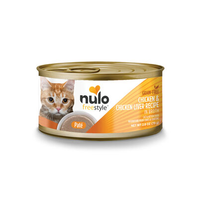 Nulo FreeStyle Cat & Kitten Chicken & Chicken Liver Pate Can, 2.8-oz