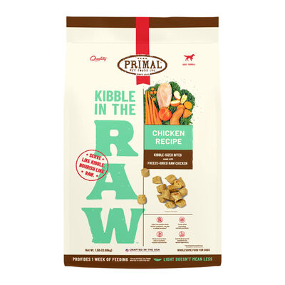 Primal Canine Chicken Recipe Kibble in the Raw, 1.5-lb