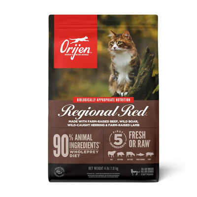 Orijen Regional Red Cat Food, 4-lb