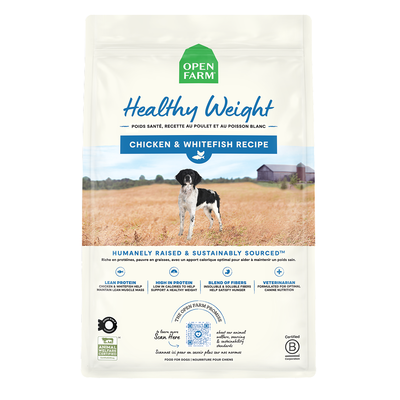 Open Farm Healthweight Chicken & Whitfish Dry Dog Food Recipe, 4-lb