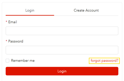 login form