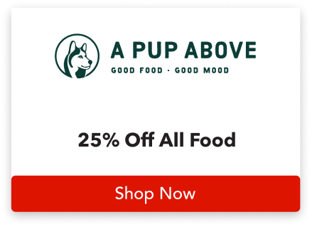 Shop A PUP ABOVE Food Frenzy Deals