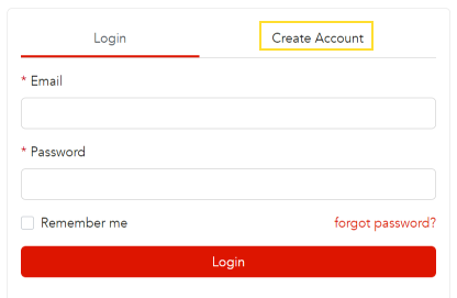 login form