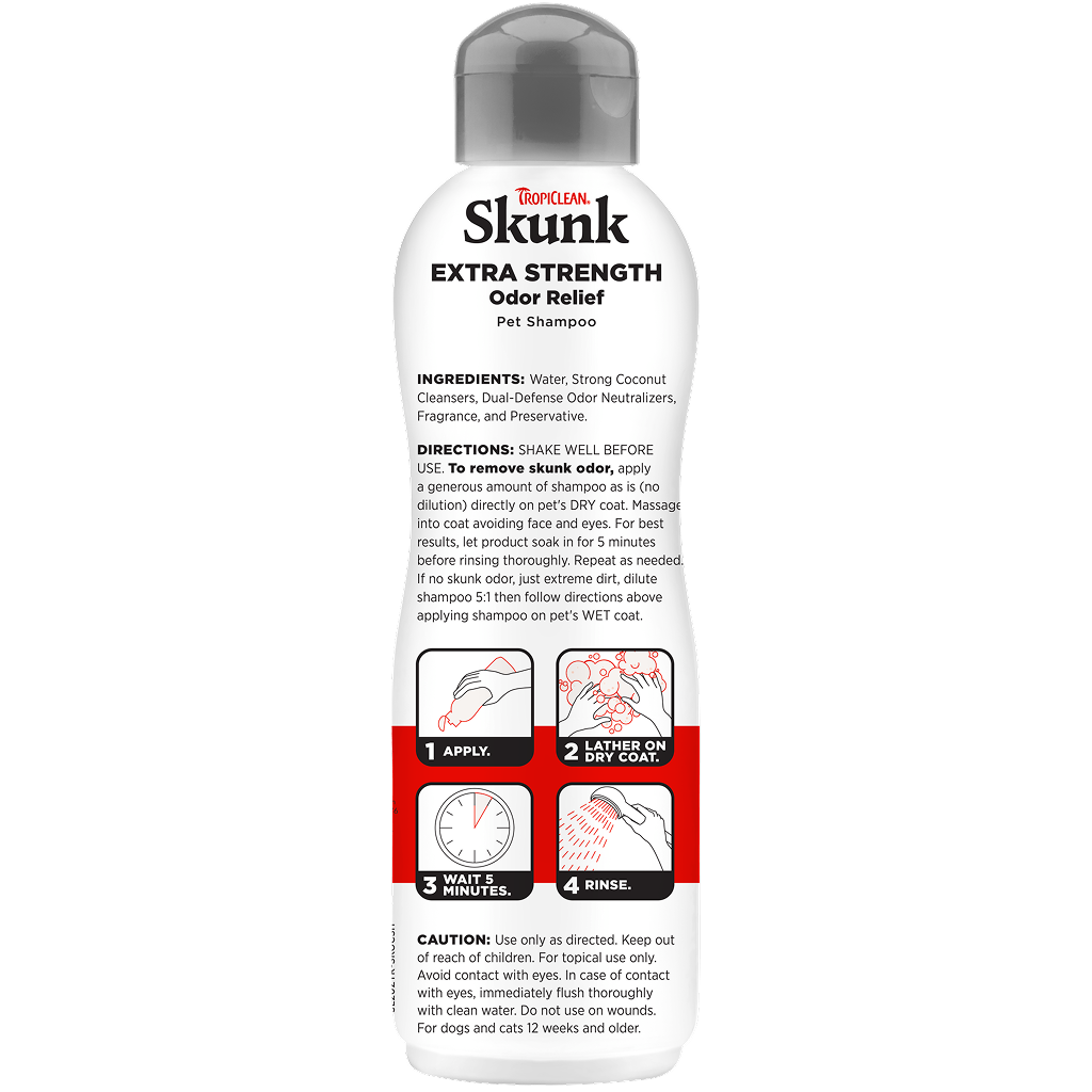 TropiClean Skunk Odor Control Shampoo, 20oz image number null