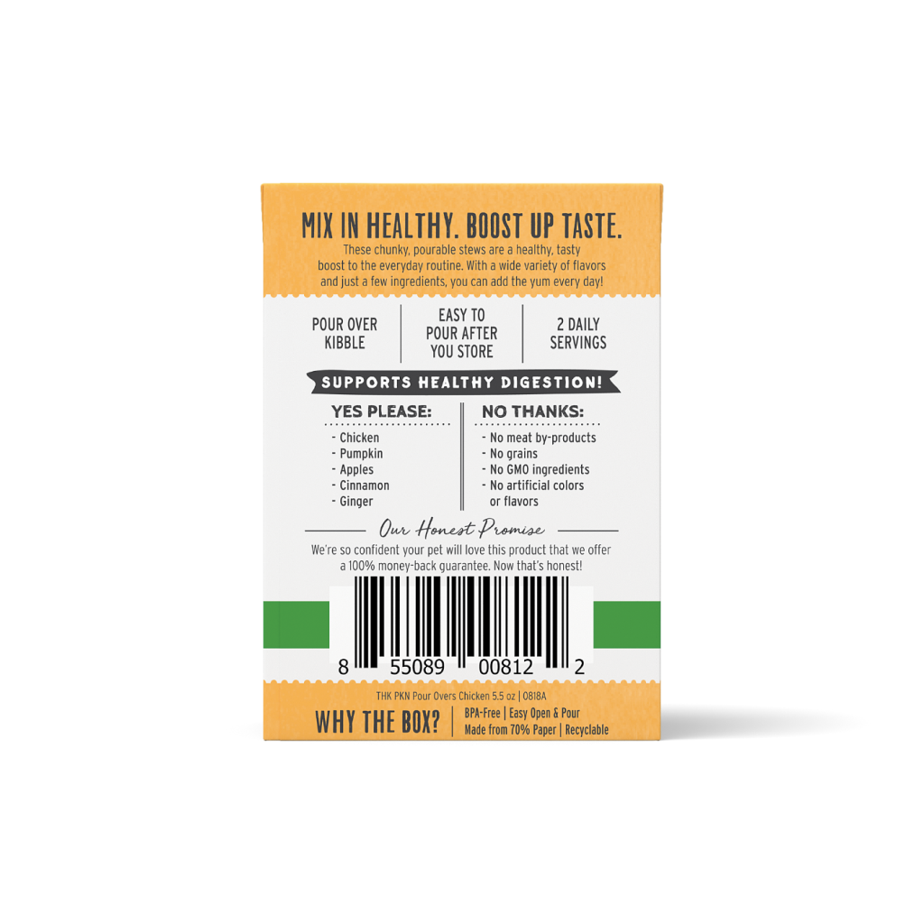 The Honest Kitchen Pumpkin POUR OVERS™ Chicken & Pumpkin Stew, 5.5-oz image number null