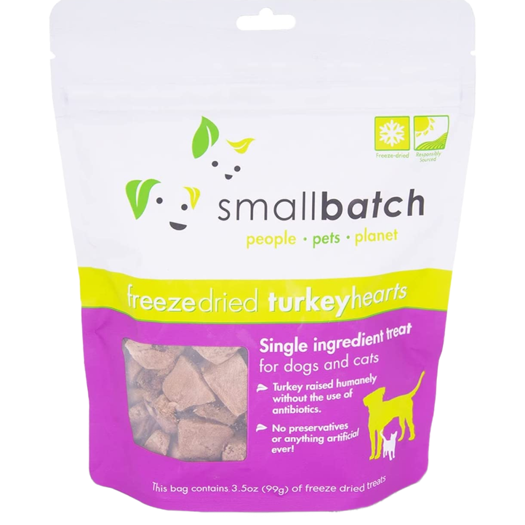 Freeze Dried Turkey Hearts 3.5-oz image number null