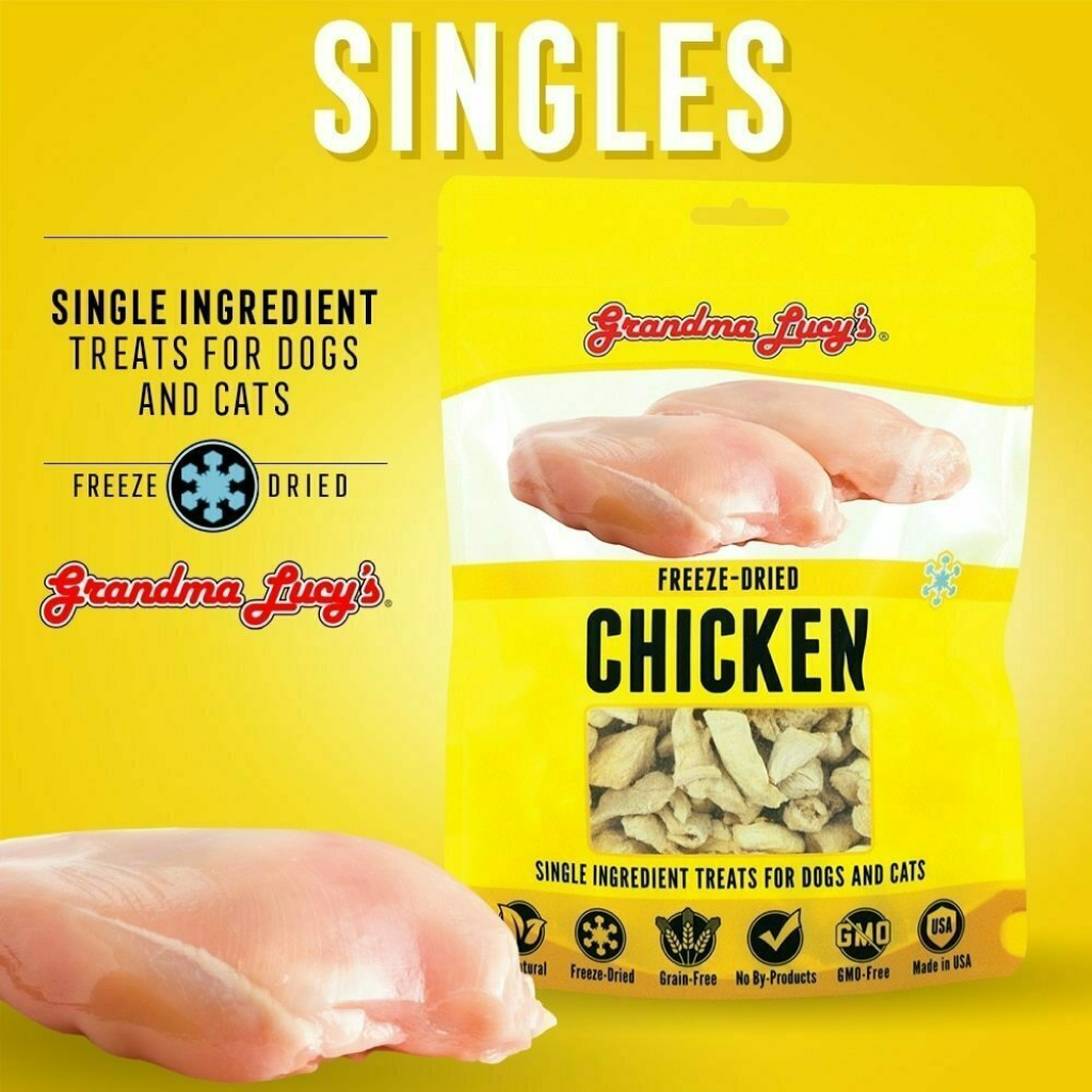 Singles Chicken Pet Treats 3.5-oz image number null