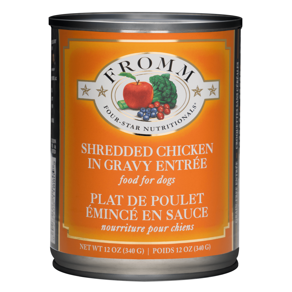 Fromm Four-Star Nutritionals&reg; Shredded Chicken in Gravy Entr&eacute;e Food for Dogs image number null