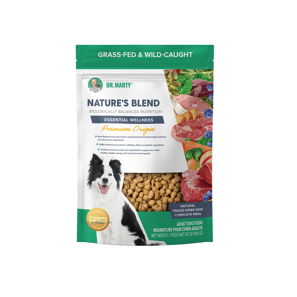 Dr. Marty Nature's Blend Essential Wellness Premium Origin Freeze Dried Raw Dog Food, 16-oz image number null