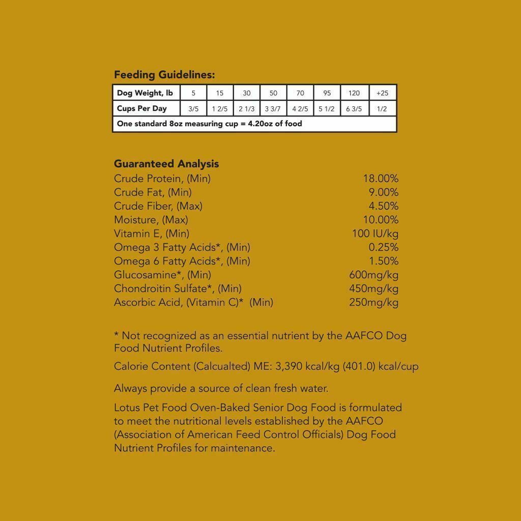 Lotus Small Bites Good Grains Chicken Senior Special Needs Recipe Dry Dog Food, 5-lb image number null
