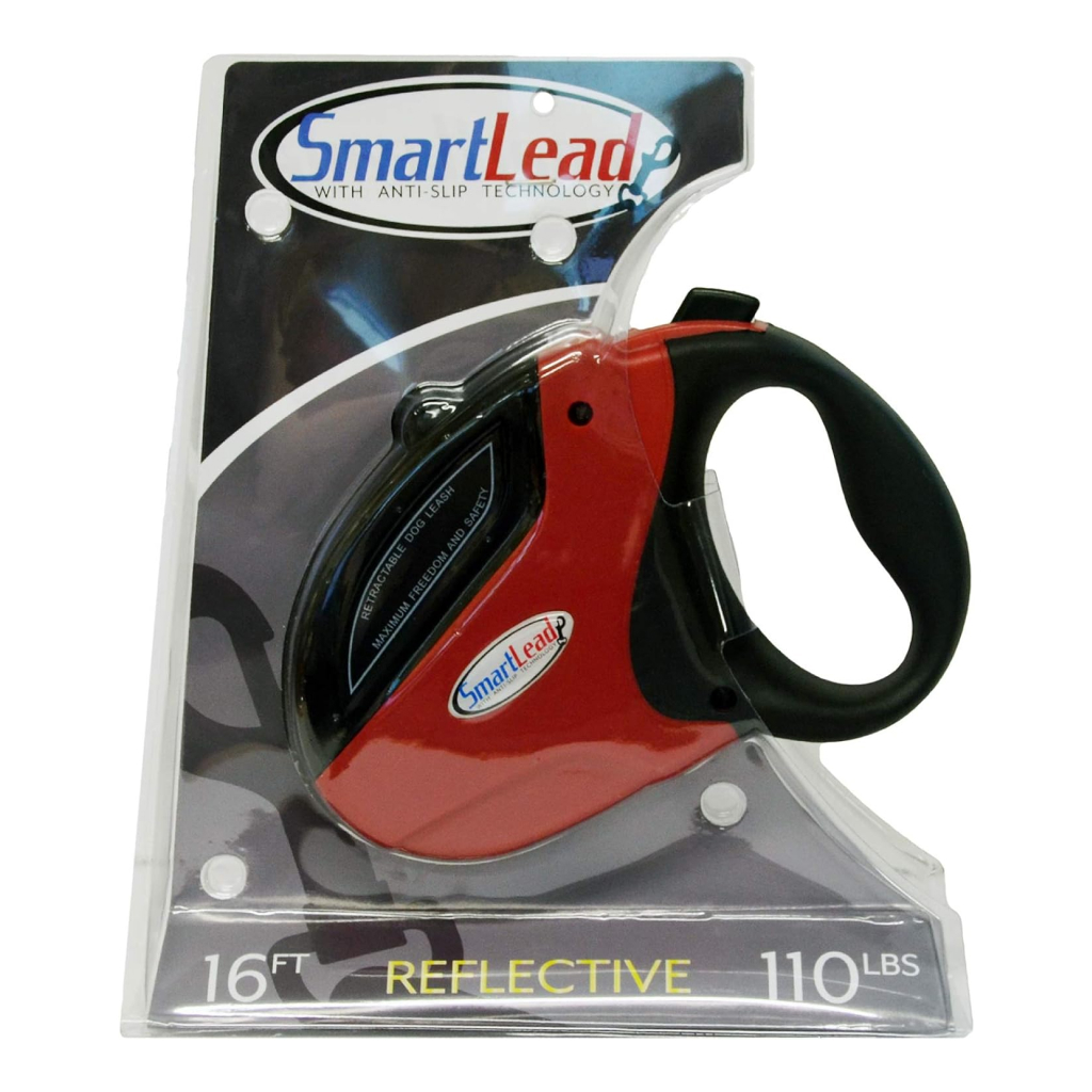 Scott Pet SmartLead 16 ft. Retractable Lead, Red image number null