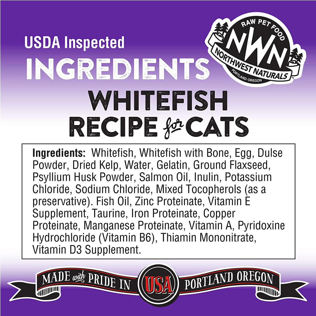 Freeze Dried Whitefish Cat 4-oz image number null