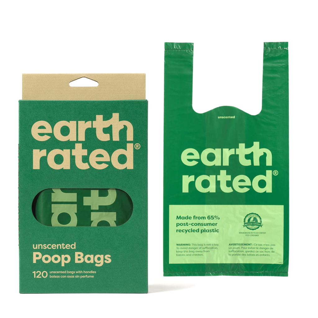 Earth Rated Dog Waste Bags, 120 Extra Thick And Strong Dog Bags For Poop With Easy-Tie Handles, Guaranteed Leak-Proof, Unscented, Dispense From The Box, Not On Rolls image number null