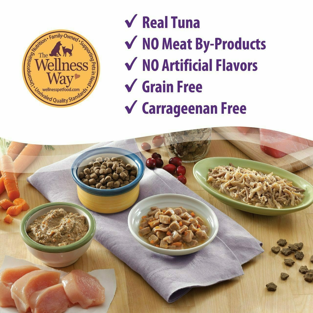 Wellness Complete Health Natural Grain Free Wet Canned Cat Food, Turkey image number null