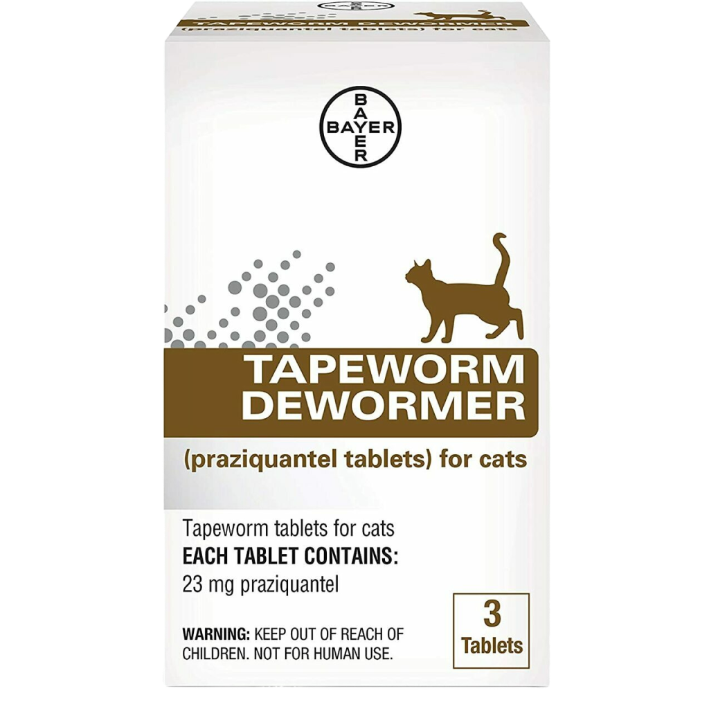 Bayer tapeworm dewormer for kittens clearance