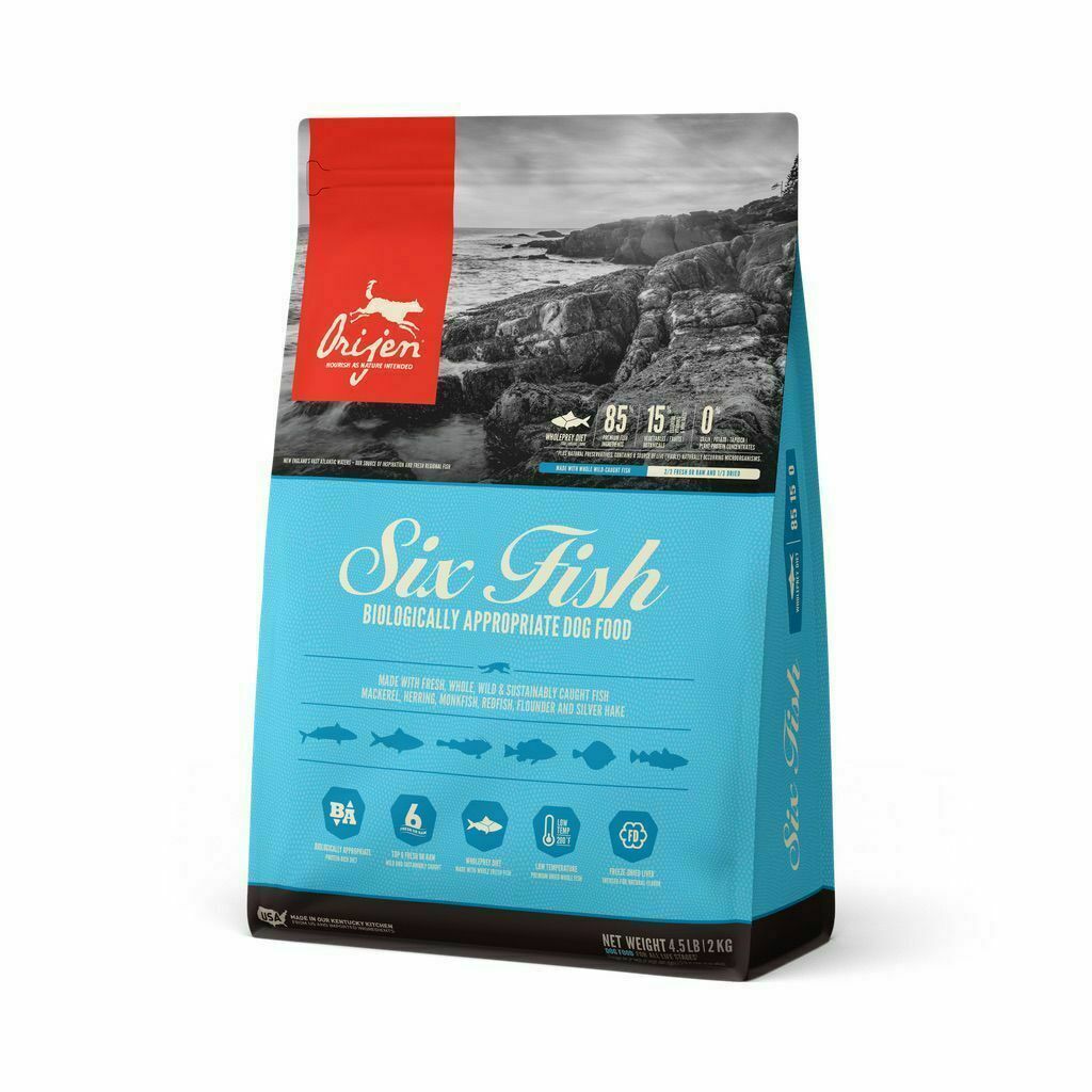 Buy Orijen Six Fish Dog Food for USD 31.99112.99 CentinelaFeed