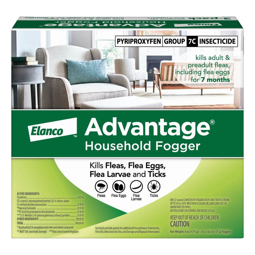 Advantage Household Fogger, Pack Of 3 - 2-oz Cans image number null