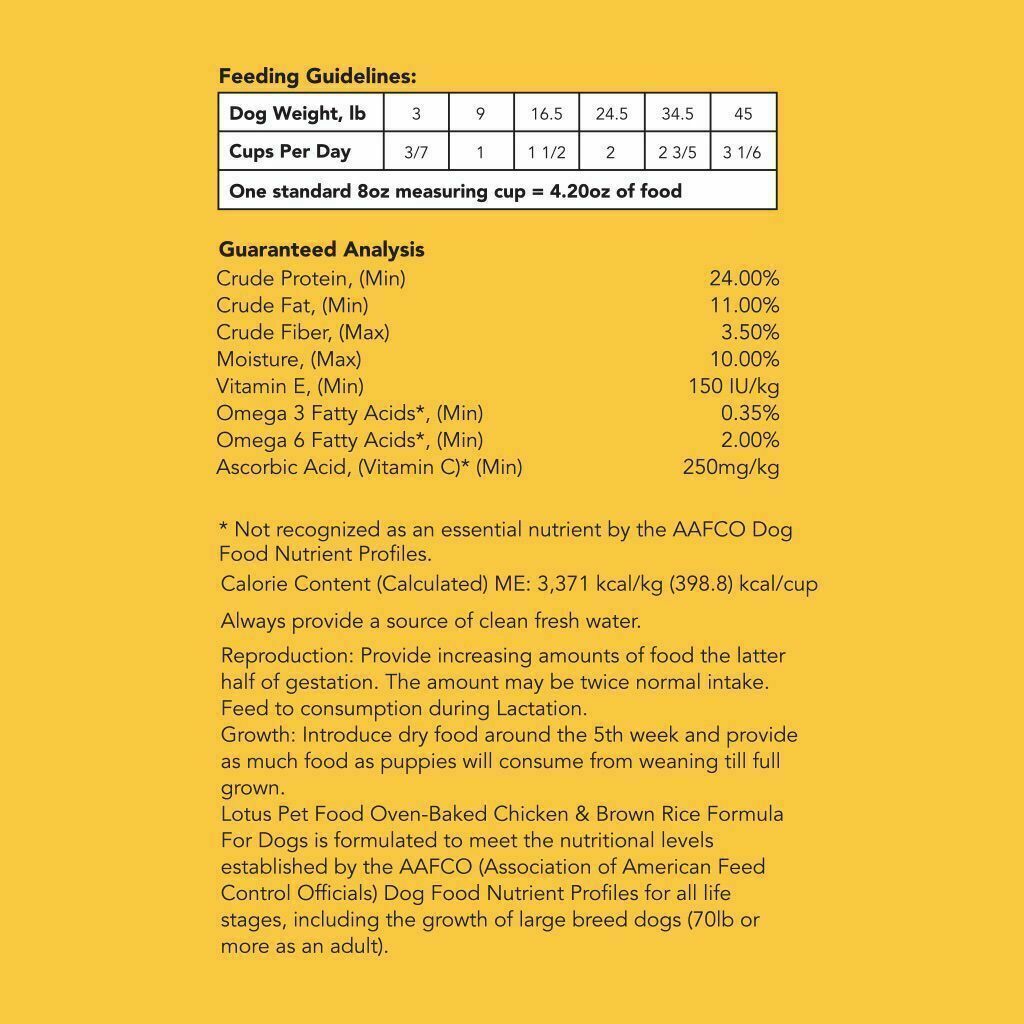Lotus Small Bites Good Grains Chicken Recipe Dry Dog Food, 12.5-lb image number null