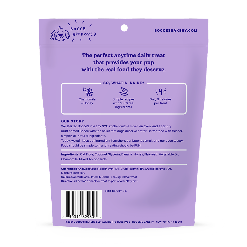 Bocce's Bakery Sweet Dream Soft & Chewy Dog Treats, 6-oz image number null