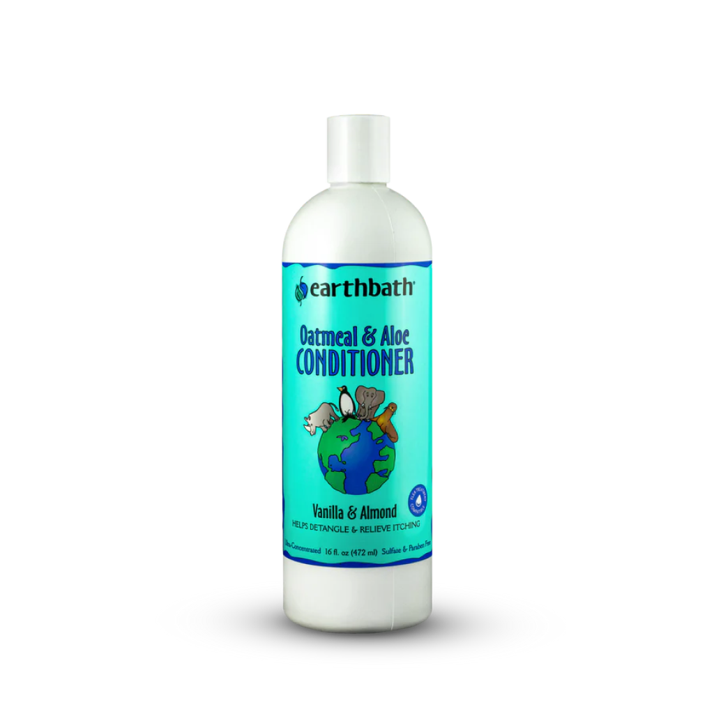 Oatmeal & Aloe Conditioner, Vanilla Almond Scent, Helps Relieve Itchy & Dry Skin, 16-oz image number null