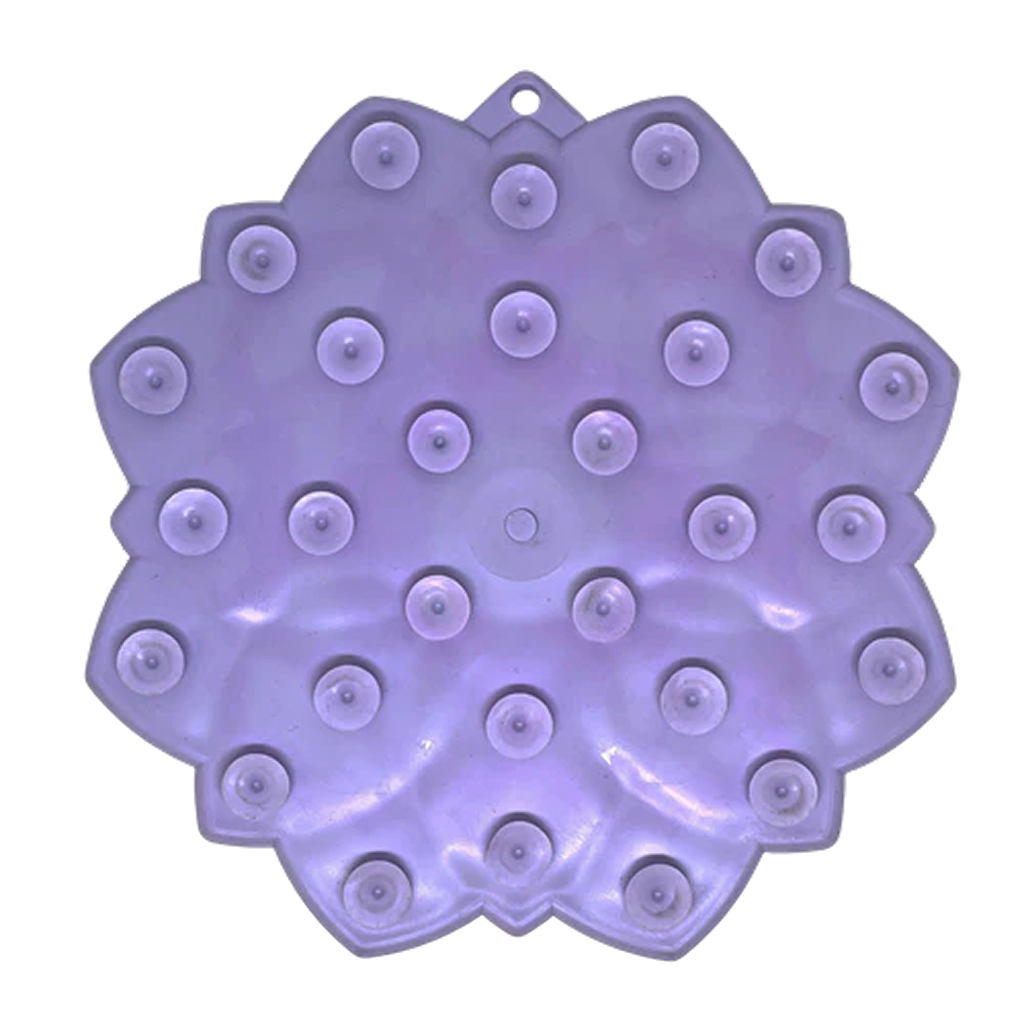 Soda Pup Mandala Softie Enrichment Slow Feeder with Suction Cups, Purple image number null