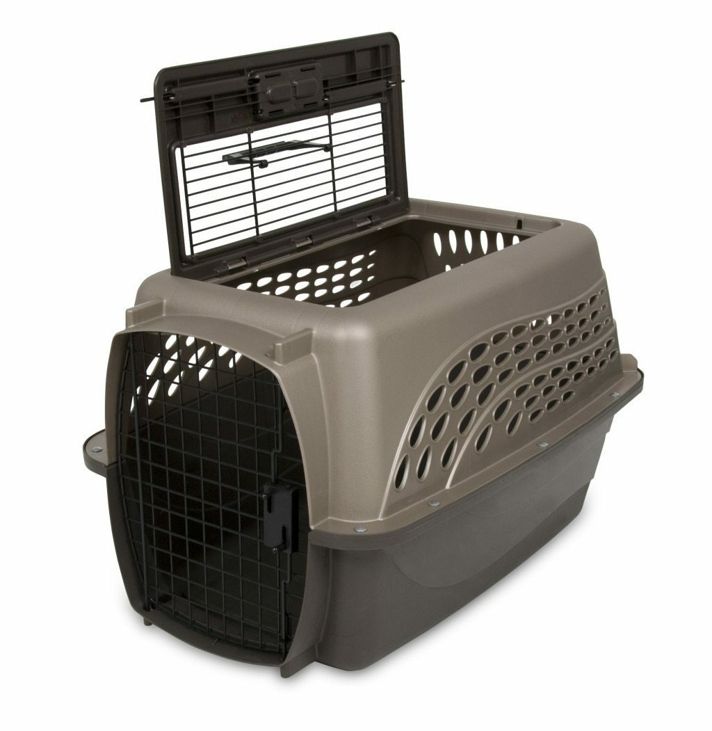 Petmate 2Door Top Load Kennel 24In Up To 15-lb image number null