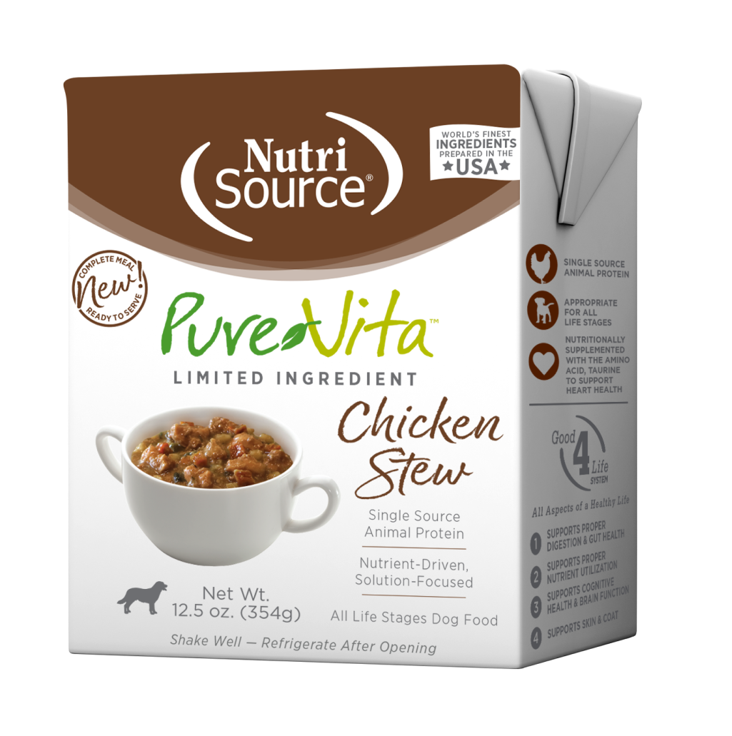 NutriSource PureVita Wet Dog Food - Chicken Stew image number null