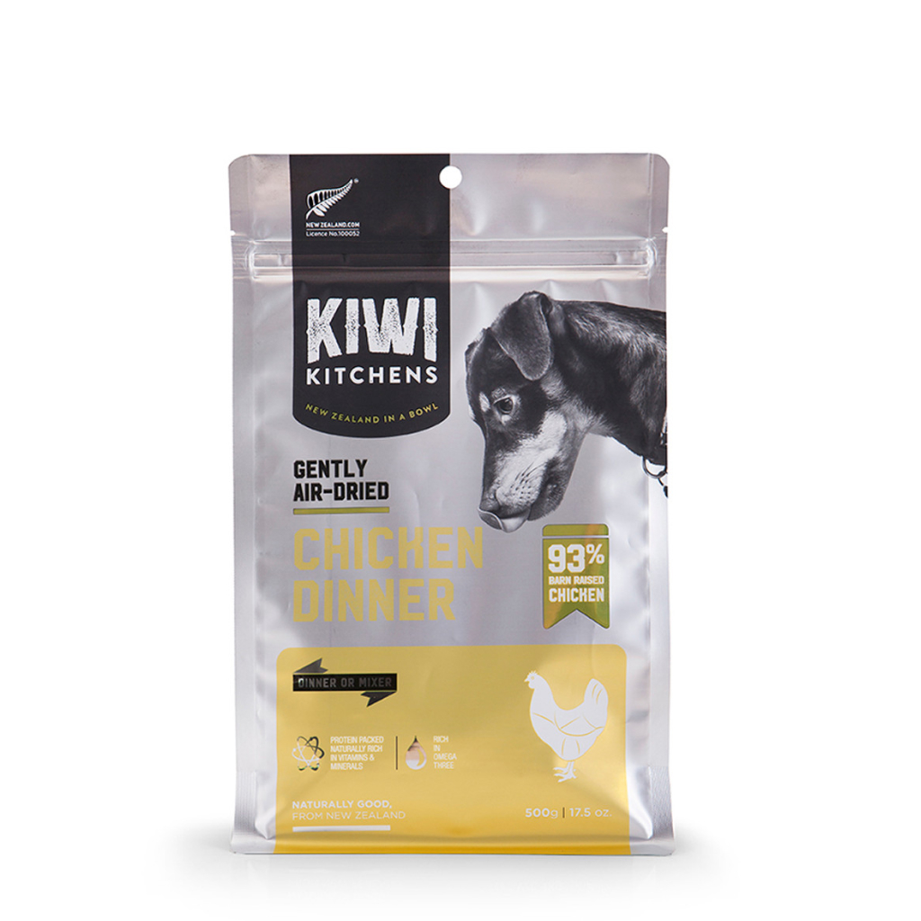 Kiwi Kitchens Gently Air-Dried Chicken Dinner Dog Food, 17.5-oz image number null
