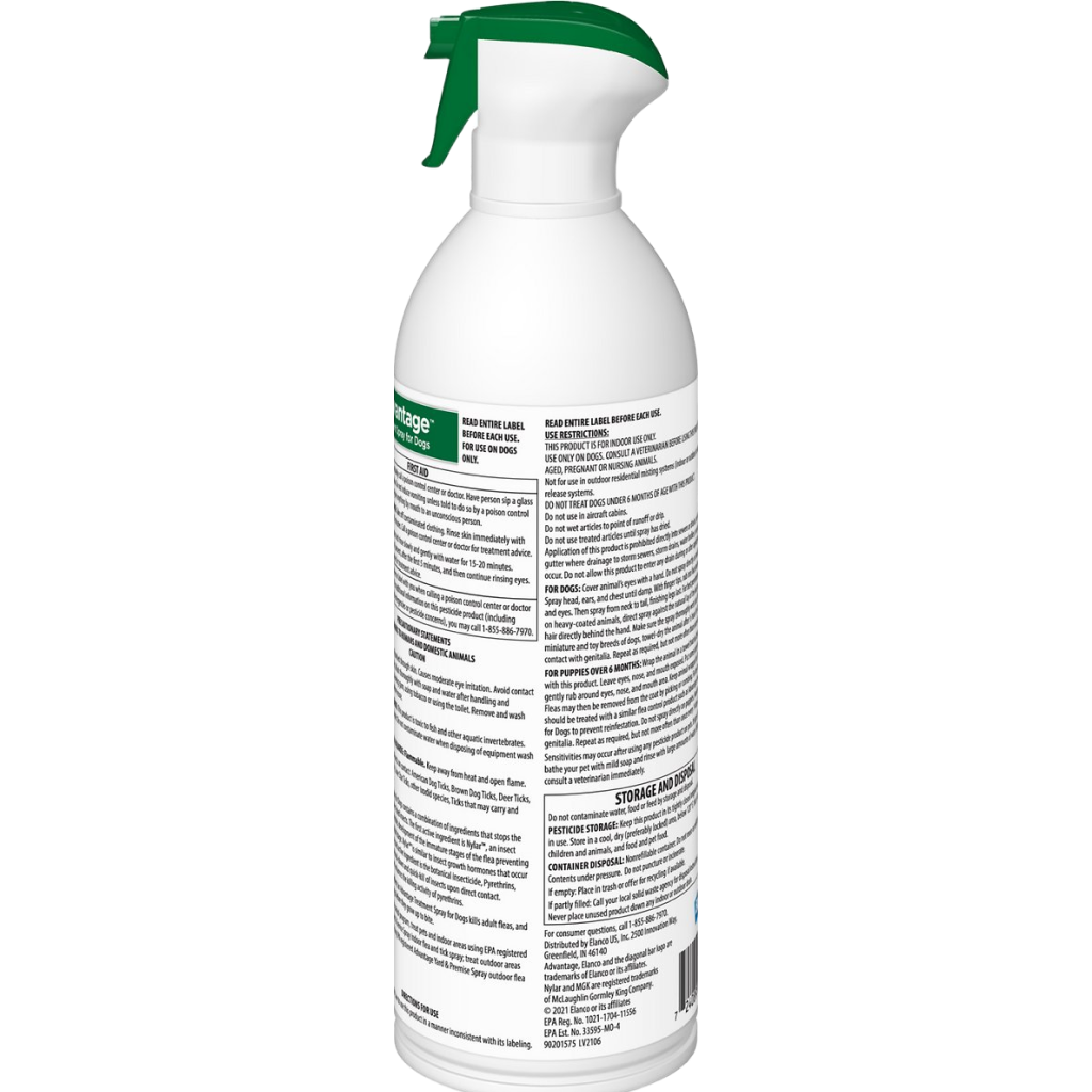 Advantage Flea & Tick Treatment Spray For Dogs, 8 Fl.-oz image number null