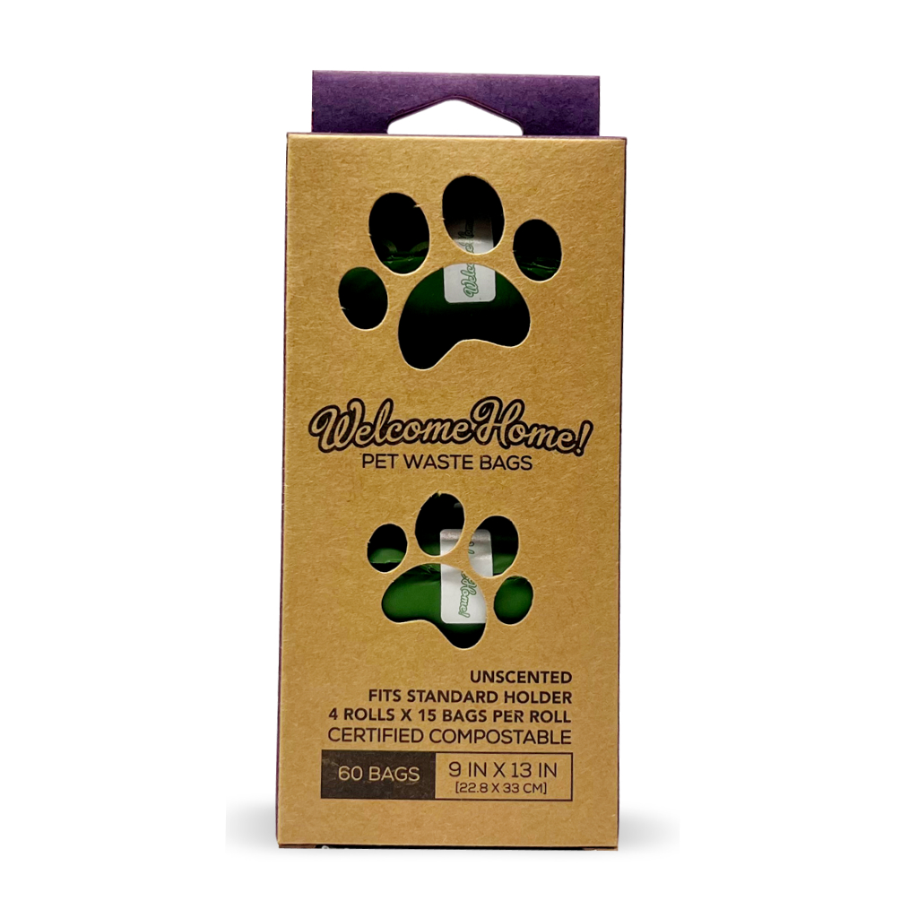 Buy Welcome Home Dog and Pet Waste Certified Compostable Poop Bags 15 bags roll 60 bags total 4 rolls for USD 5.99 CentinelaFeed