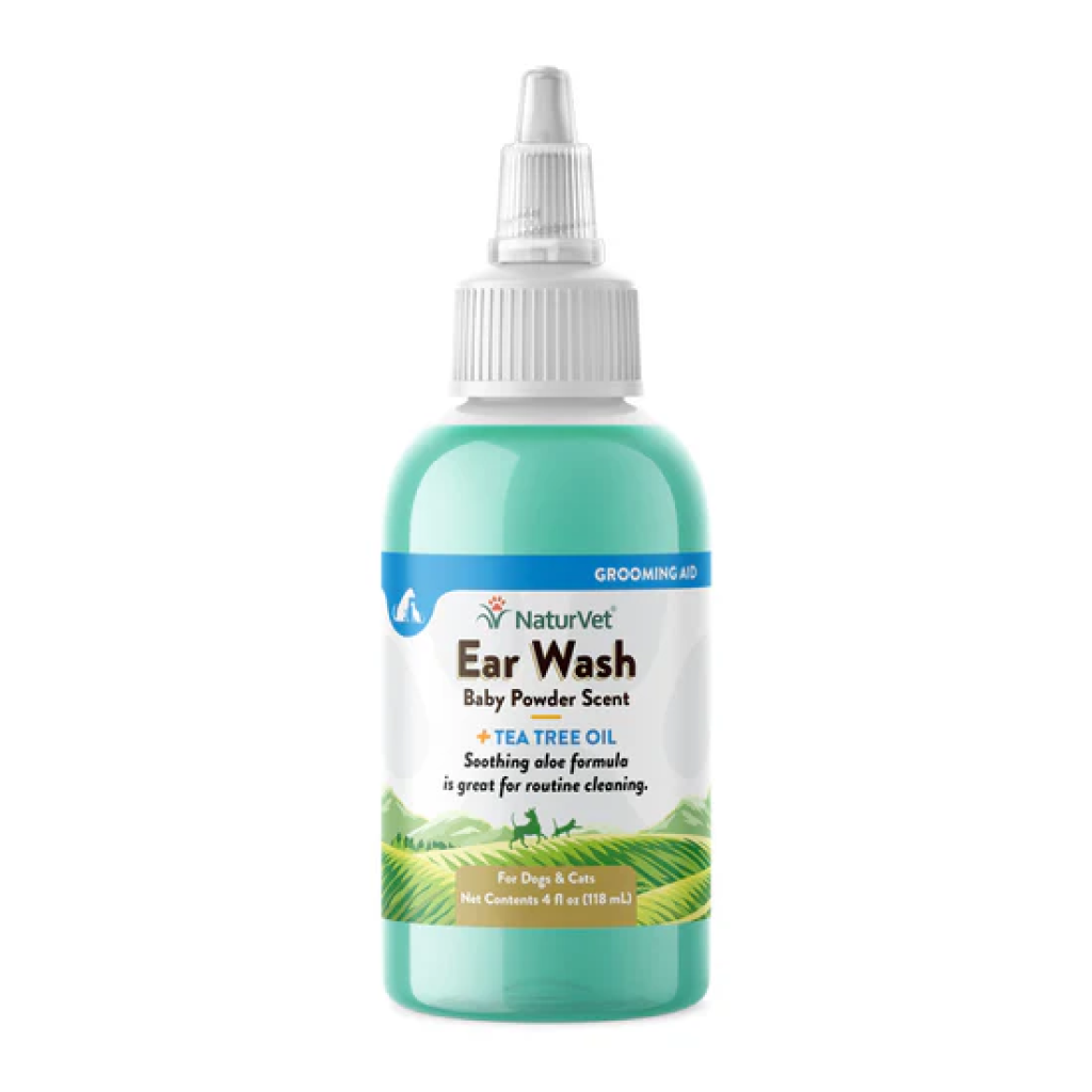 Buy Naturvet Pet Ear Wash Plus Aloe And Tea Tree Oil For Dogs And Cats Liquid Made In The USA for USD 12.99 CentinelaFeed