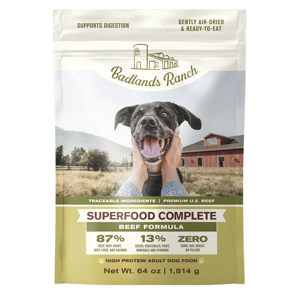 Badlands Ranch Air- Dried Grain- Free Superfood Complete Beef, 64-oz image number null