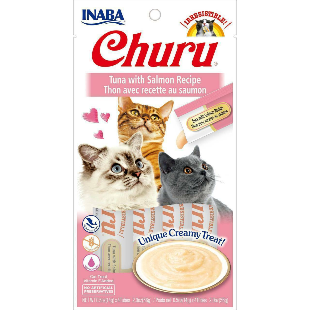 Cat Churu Puree Tuna With Salmon image number null