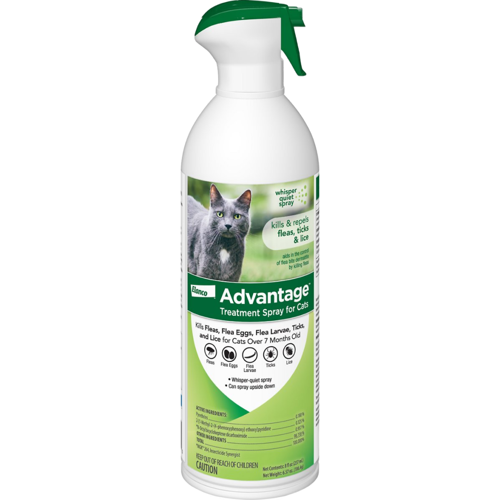 Advantage Flea & Tick Treatment Spray For Cats, 8 Fl.-oz image number null
