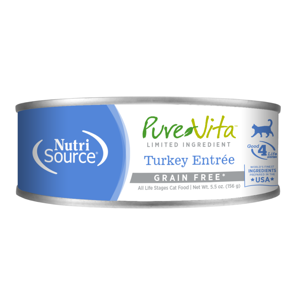 PureVita Turkey Entree Canned Cat Food 5.5-oz image number null