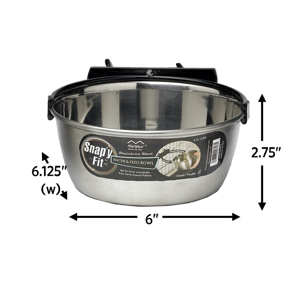 1 Quart Sanpy Fit Stainless Steel Bowl image number null