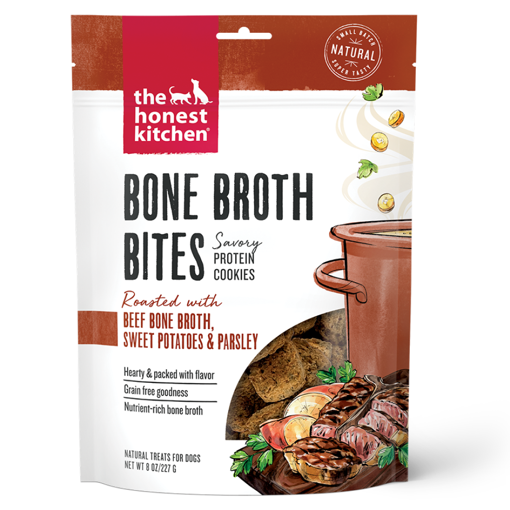 The Honest Kitchen Bone Broth Bites: Roasted with Beef Bone Broth, Sweet Potatoe The Honest Kitchen Bone Broth Bites: Roasted with Beef Bone Broth, Sweet Potatoe
