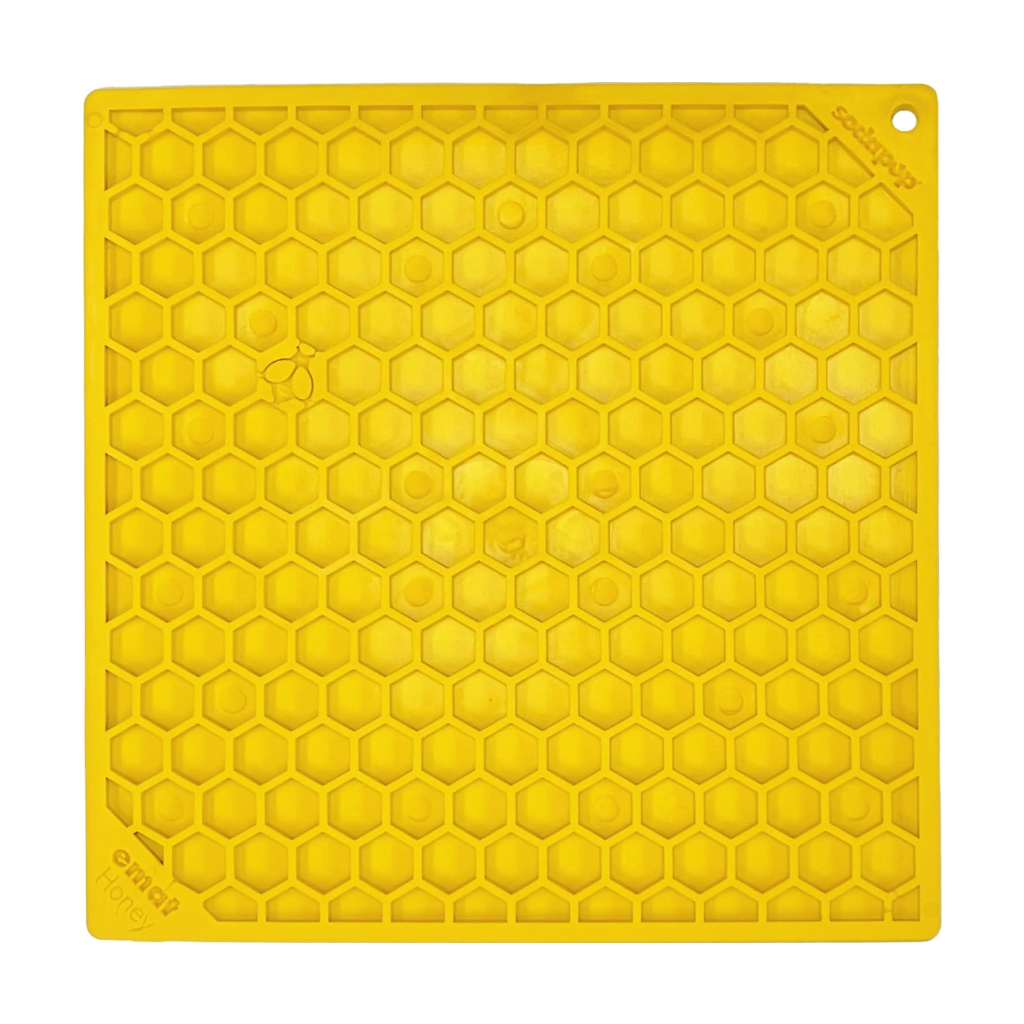 Sodapup Large Honeycomb Design Enrichment Lick Mat, Purple image number null