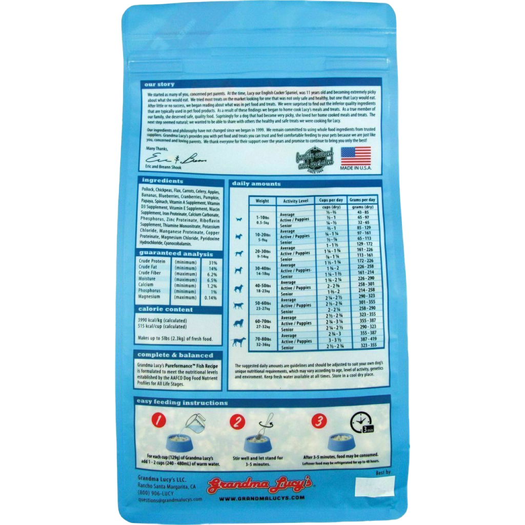 Pureformance Fish Dog Food, 1-lb image number null