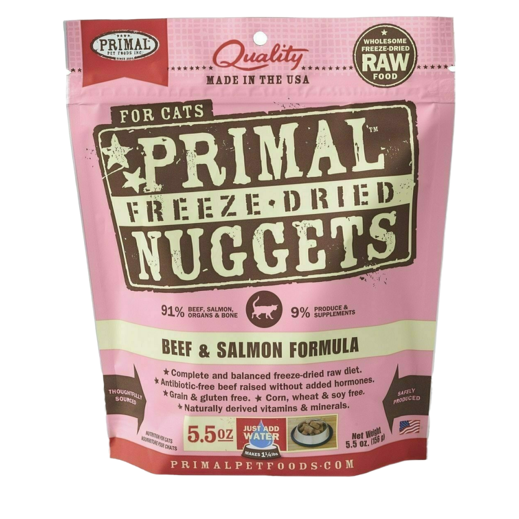 Feline Beef & Salmon Formula Nuggets 5.5-oz image number null