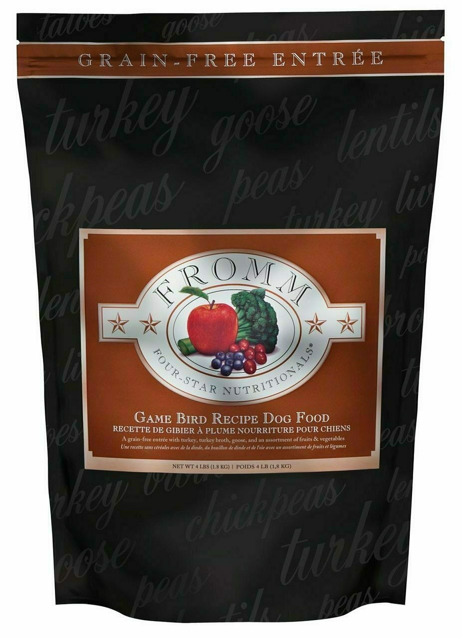 Buy Fromm Four Star Nutritionals Game Bird Recipe Dog Food 4 lb for USD 17.99 CentinelaFeed