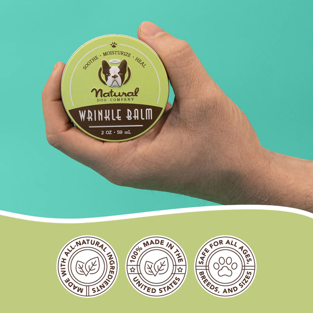 Natural Dog Company Wrinkle Balm Tin, 2-oz key ingridients image number null