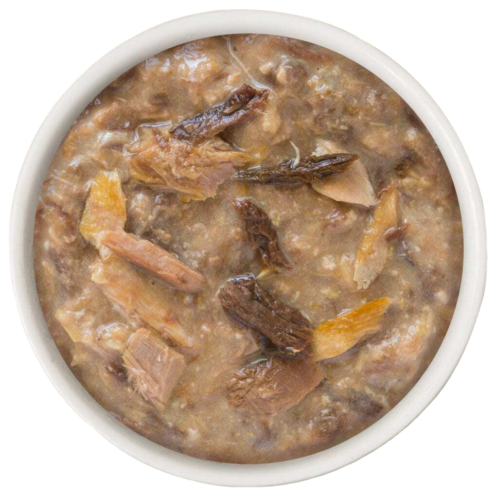 B.F.F. Omg - Best Feline Friend Oh My Gravy!, Crazy 4 U! With Chicken & Salmon In Gravy Cat Food By Weruva, 5.5-oz Can image number null